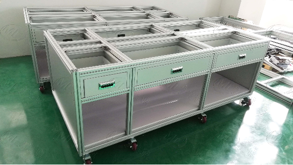 抽屜式鋁型材工作臺(tái) 抽屜式鋁型材工作臺(tái)